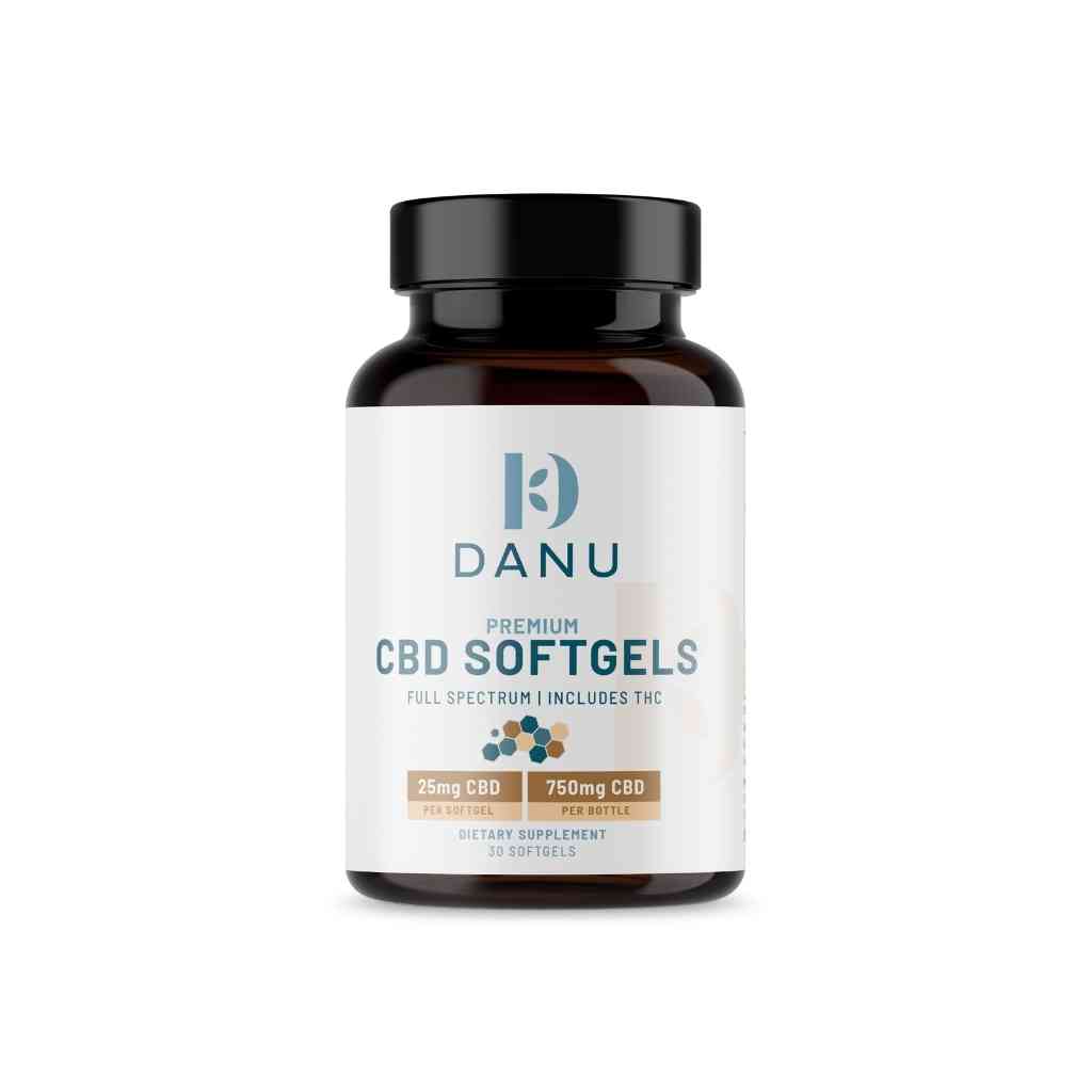 Full Spectrum CBD Softgels with 0.3% THC | Danu Wellness